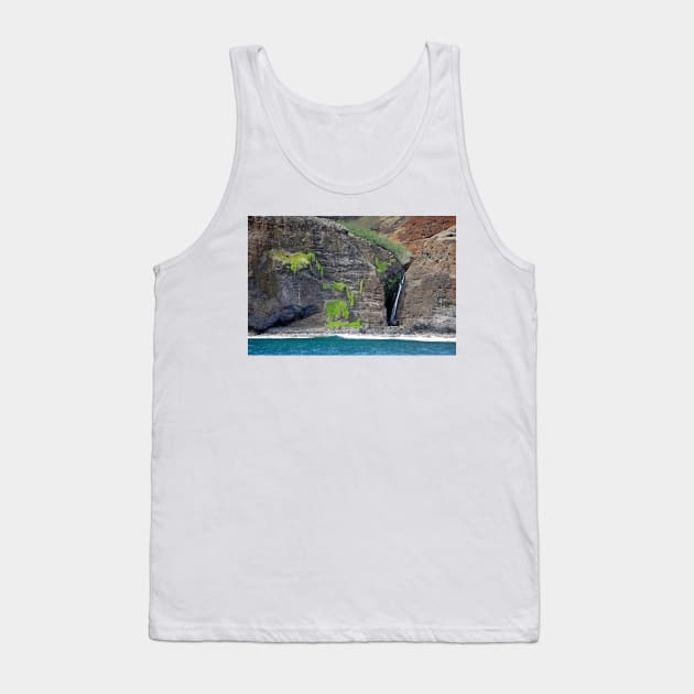 Na Pali Waterfall Tank Top by bobmeyers